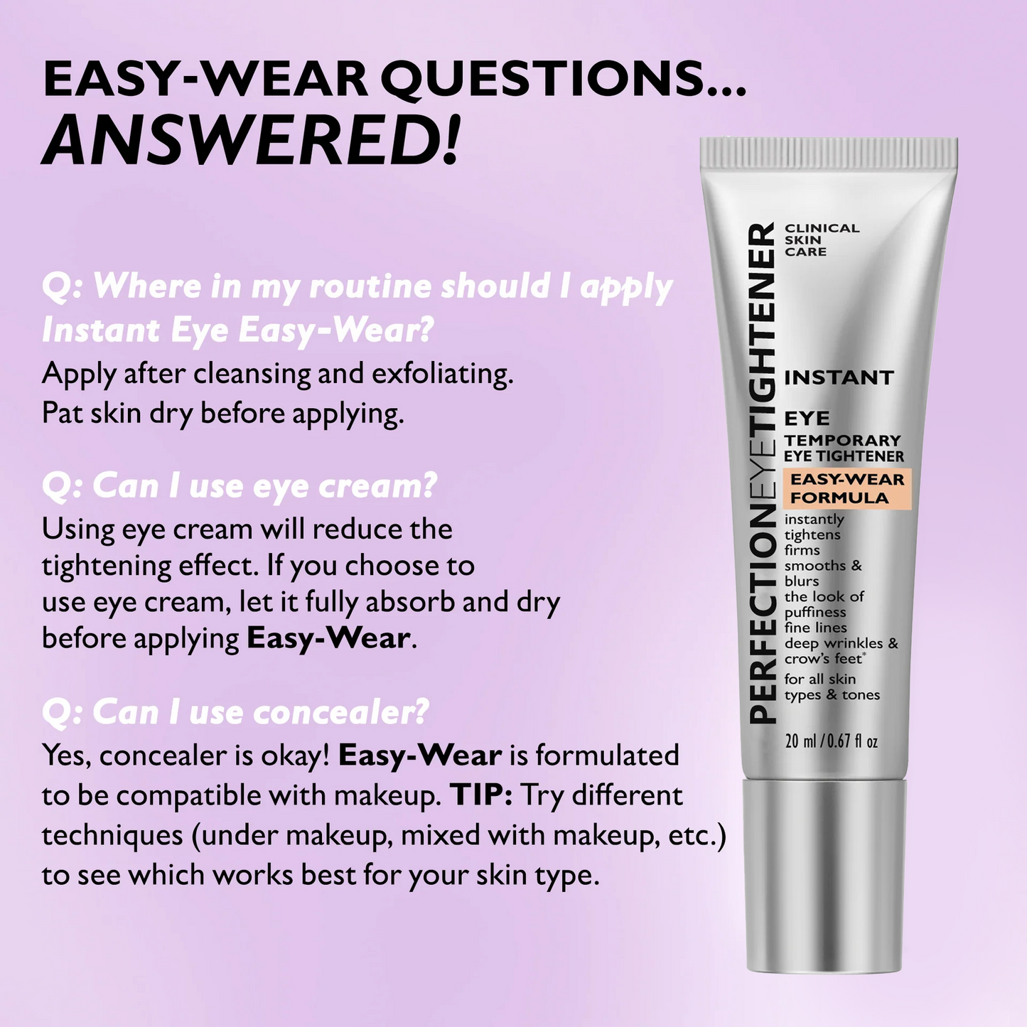 Final 3 Hours: 70%OFF🔥Instant Eye Tightener Easy-Wear Formula With Brush Free!