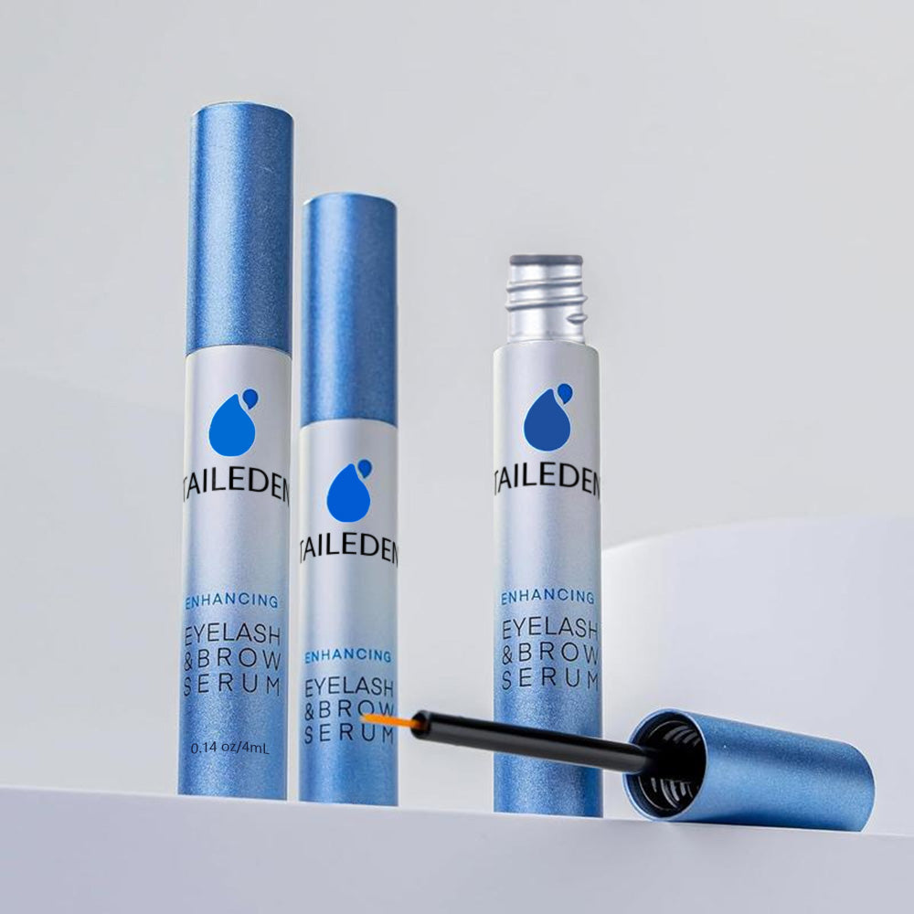 🔥Final 3 hours 75% OFF: Advanced Eyelash Serum for Thicker, Longer, Fuller Eyelashes and Eyebrows - Grow Luscious Lashes with Brow Enhancer
