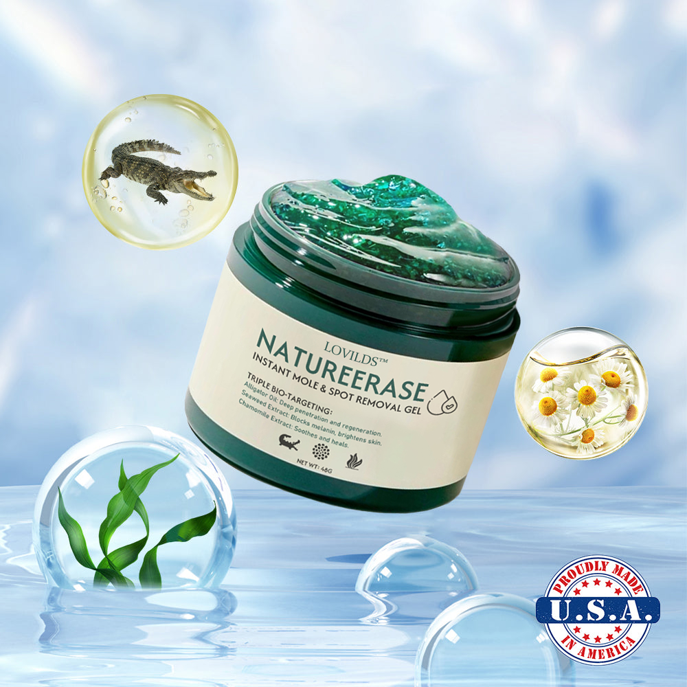 ✅ Official Store: LOVILDS™ NatureErase Instant Alligator Oil Mole & Spot Removal Plus Gel