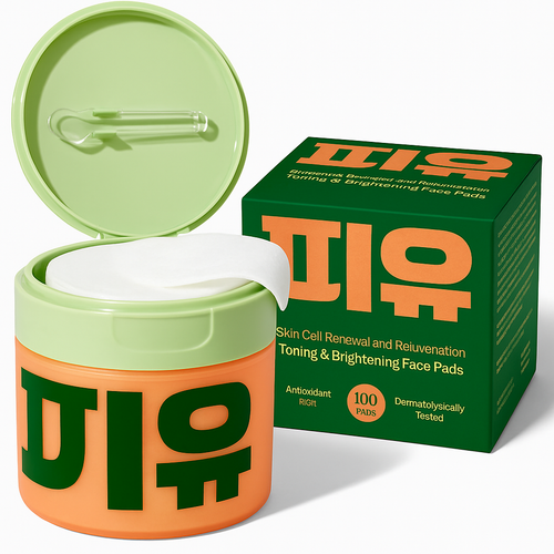 Korean Anti-Aging Toner Pads - Fades Dark Spots & Wrinkles Fast (100 Pads)