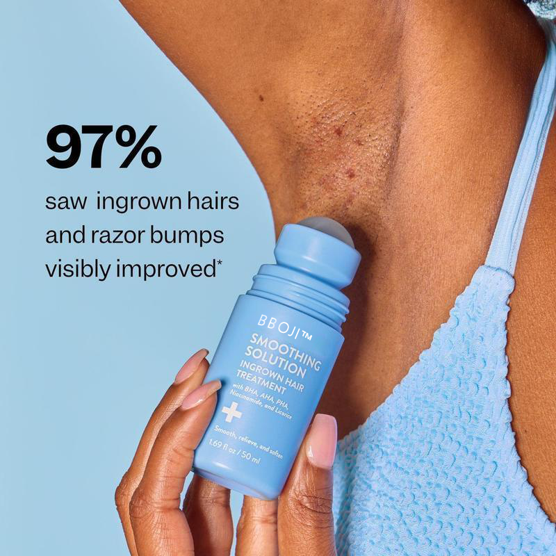 🔥 🔥🔥Only 3 Hours Left! 60% OFF Smoothing Solution Ingrown Hair Treatment: Glide Your Way to Silky-Smooth, Bump-Free Skin