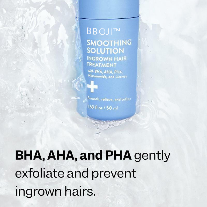 🔥 🔥🔥Only 3 Hours Left! 60% OFF Smoothing Solution Ingrown Hair Treatment: Glide Your Way to Silky-Smooth, Bump-Free Skin